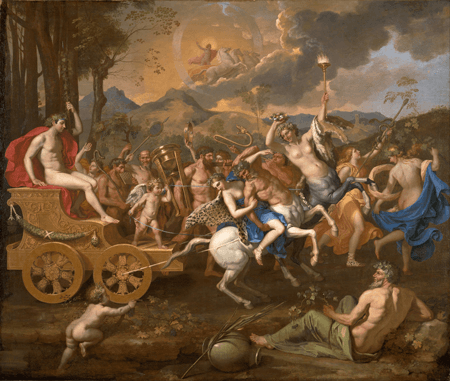 Nicholas Poussin, The Triumph of Bacchus, 1635-1636. Nelson-Atkins Museum of Art, Kansas City